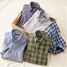 おすすめ半袖チェックシャツ 通販 セシール Cecile