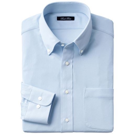 吸汗速乾 抗菌防臭 ポロシャツ素材のYシャツ(長袖) クールビズにも対応 メンズビジネス