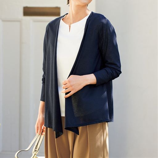 日本製吸汗速乾涼感カーディガン セシール Cecile