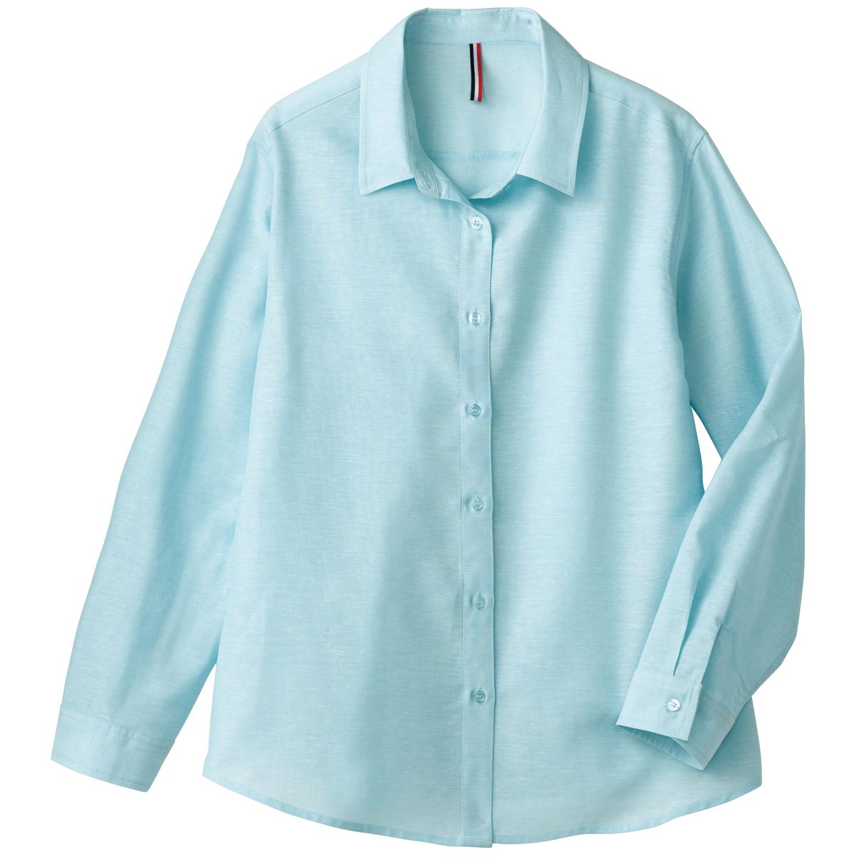 テンセル 繊維コットンリネンシャツ シワになりにくい 接触冷感 洗濯機ok Uvケア ファッション通販ならセシール Cecile