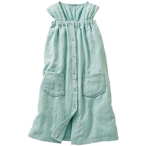ガーゼタオルワンピース 綿100 ノースリーブ セシール Cecile ガーゼタオルワンピース 綿100 ノースリーブ セシール Cecile