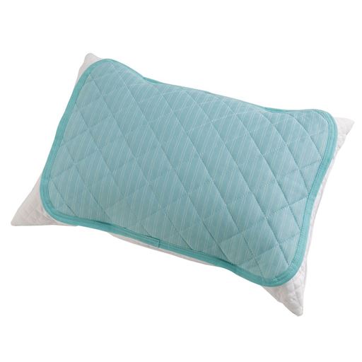 ブルー ※枕はLサイズ使用<br>枕サイズM (50×35cm)・L (63×43cm)どちらにも対応可能。