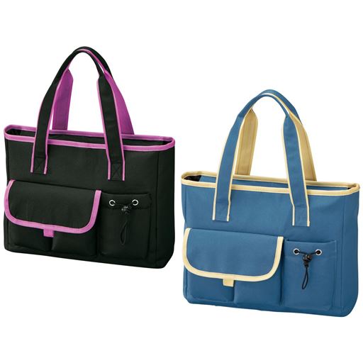 ポケットいっぱい便利な多機能トート セシール Cecile