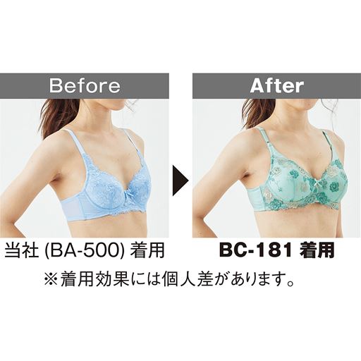 超厚手カップブラ プチバストさんのブラ ノンワイヤー モールドフルカップ セシール Cecile