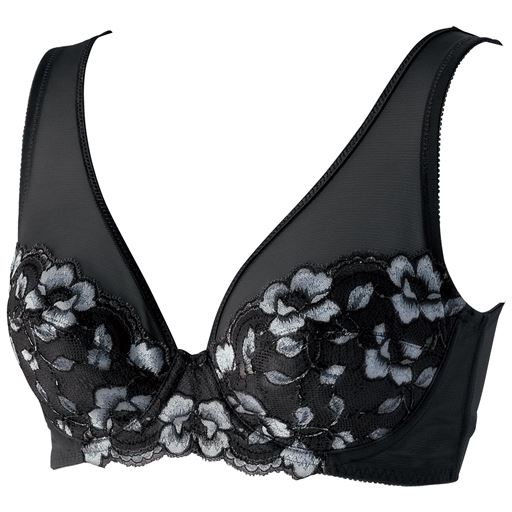 フルカップブラジャー 背中すっきりブラ ソフトワイヤー入り セシール Cecile フルカップブラジャー 背中すっきりブラ ソフトワイヤー入り セシール Cecile