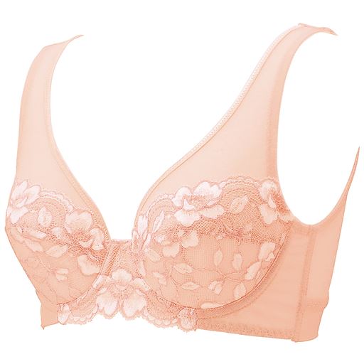 フルカップブラジャー 背中すっきりブラ ソフトワイヤー入り セシール Cecile フルカップブラジャー 背中すっきりブラ ソフトワイヤー入り セシール Cecile
