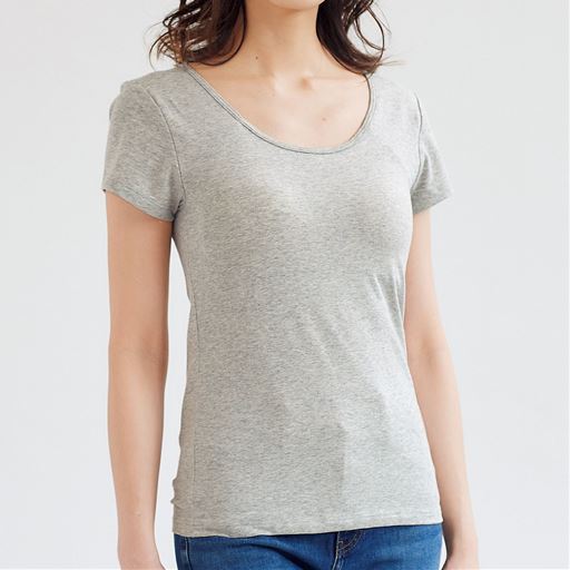 カップ付きフレンチ袖 立体カップで胸すっきり綺麗 セシール Cecile