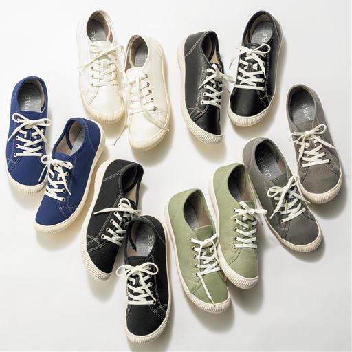 ローカットスニーカー 内側トリコットメッシュ セシール Cecile ローカットスニーカー 内側トリコットメッシュ セシール Cecile