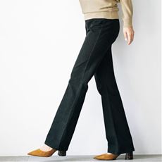 レディース フレア ブーツカットパンツ デニム 通販 セシール Cecile