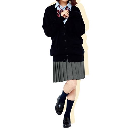 日本製単色プリーツスカート スカートベルト付き スクール 制服 セシール Cecile 日本製単色プリーツスカート スカートベルト付き スクール 制服 セシール Cecile