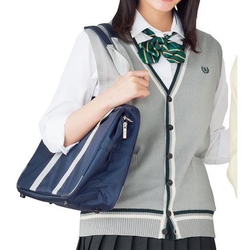 ミックスグレー<br><br>モデル身長:165cm<br>コーディネート例