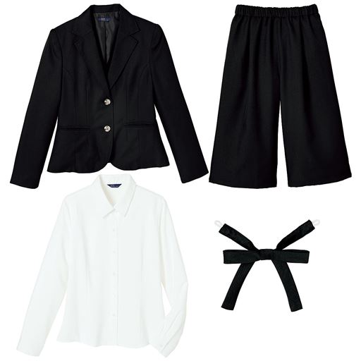 卒業式 入学式に ガウチョパンツスーツ4点セット スクール 制服 セシール Cecile 卒業式 入学式に ガウチョパンツスーツ4点セット スクール 制服 セシール Cecile