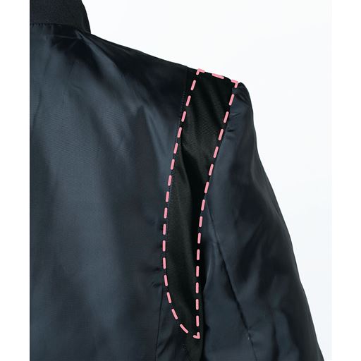 動きやすいブレザー はっ水加工 防汚加工 腕まわりが動かしやすい セシール Cecile