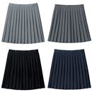 無地プリーツスカート