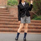 卒業式 入学式に ガウチョパンツスーツ4点セット スクール 制服 セシール Cecile