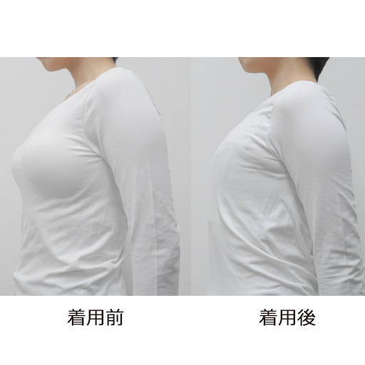 ペタ胸メーカー 大きな胸を小さく見せるブラジャー セシール Cecile