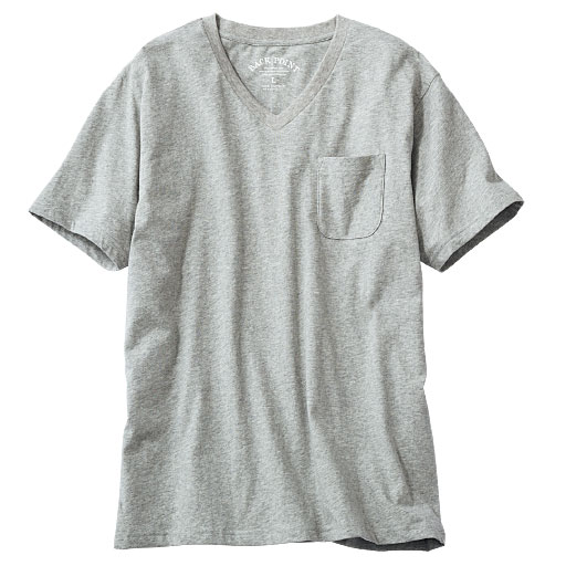 綿100 Vネックtシャツ 半袖 オーガニックコットン使用素材 セシール Cecile 綿100 Vネックtシャツ 半袖 オーガニックコットン使用素材 セシール Cecile