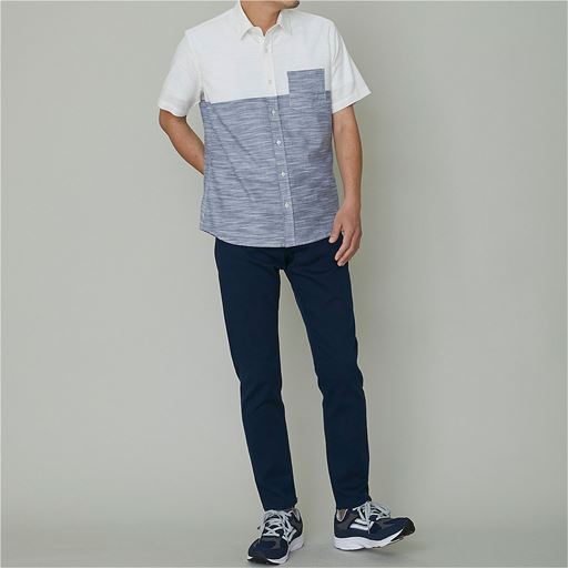 ネイビー コーディネート例 フロントスタイル