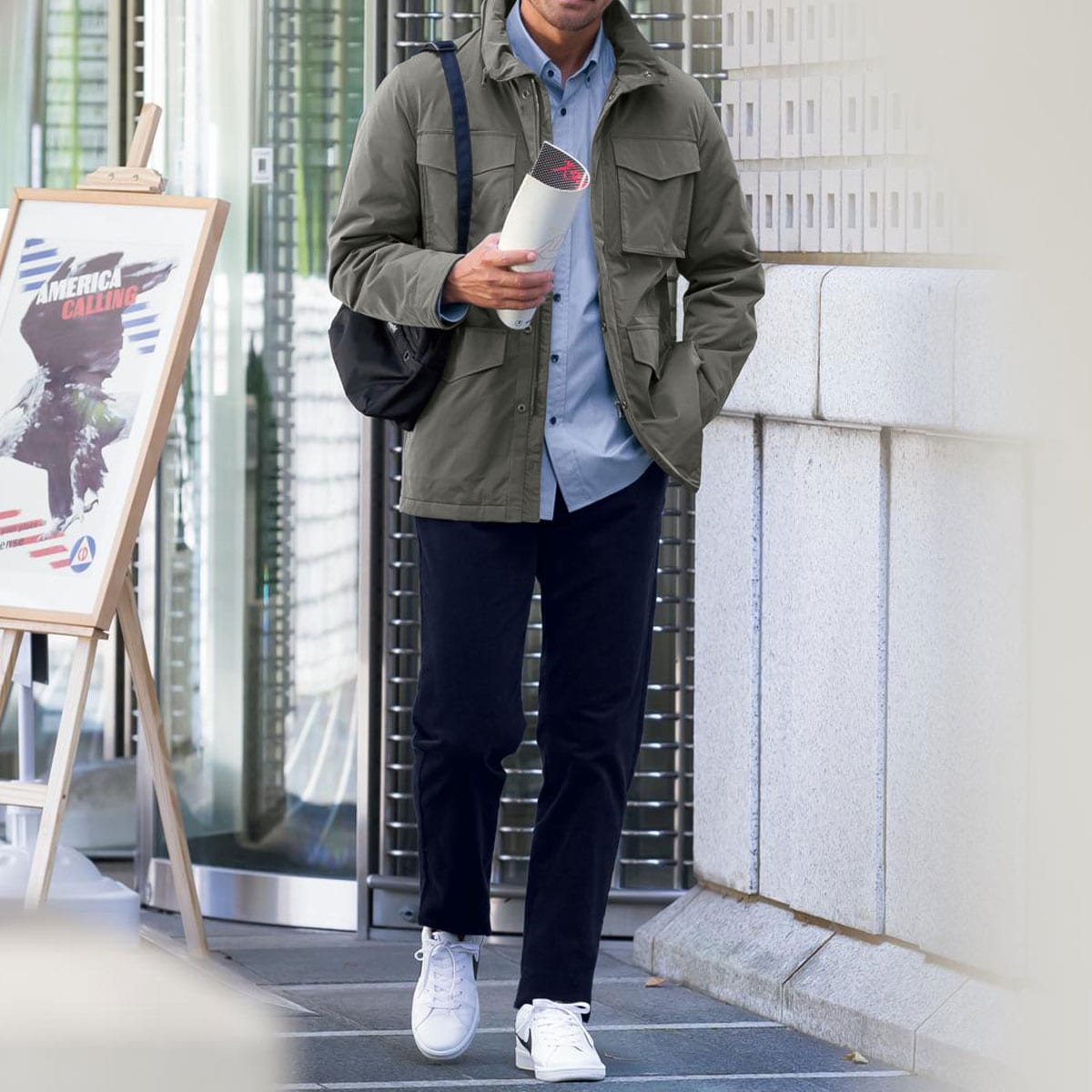 ストレッチ 薄中綿フィールドジャケット ファッション通販ならセシール Cecile