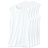 男の綿100 ランニング 5枚組 セシール Cecile