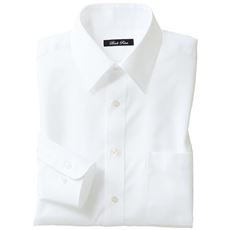 綿100%形態安定Yシャツ(長袖)(防シワ・防汚加工付き)