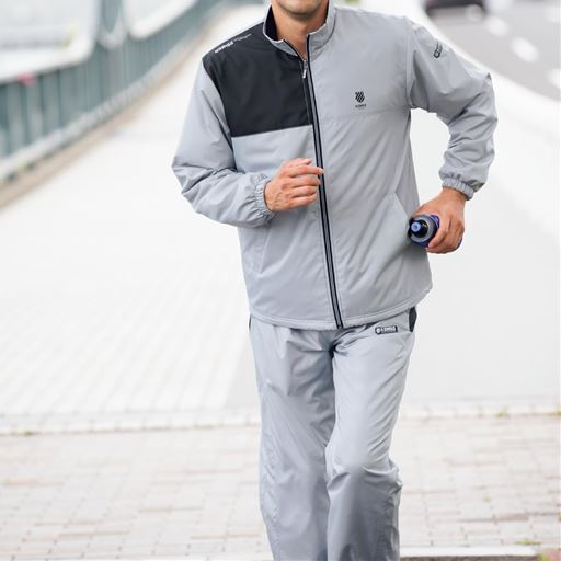 着ぶくれせずにあったか 裏フリース上下スーツセット ケースイス メンズスポーツ セシール Cecile