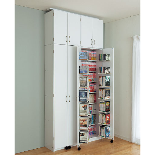 組立 設置 大容量コミックavストッカー タイトルが見やすい セシール Cecile