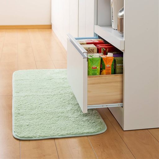 設置 キッチンカウンター シンプルタイプ 背の高いシンク横にも対応 高さcm セシール Cecile