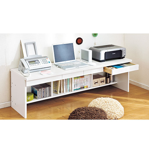 配線を考えたロータイプデスク セシール Cecile