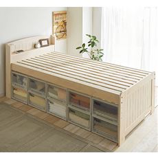 2ページ目 すのこベッド 高さ4段階調整 サイドフレーム 2口コンセント付き 口コミ