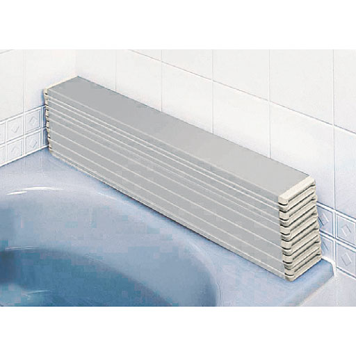 折りたたみ式で入浴時はすっきりコンパクトに!<br>幅約10cmに折りたためるので省スペースに収納できます。