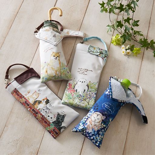 折りたたみ傘 ペットボトル収納ホルダー セシール Cecile 折りたたみ傘 ペットボトル収納ホルダー セシール Cecile