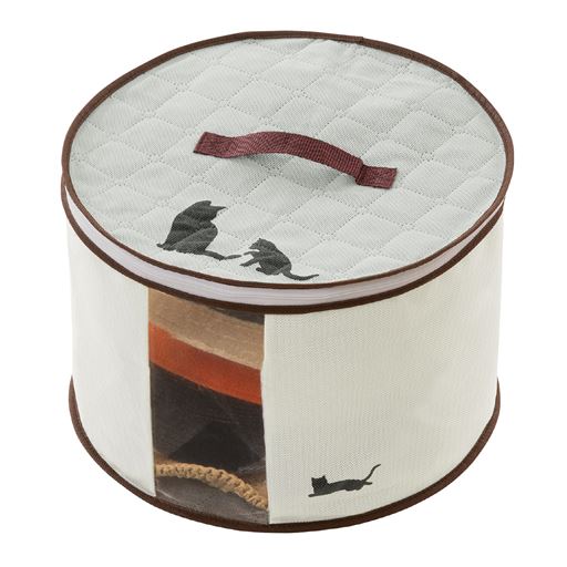 炭消臭 帽子収納袋 セシール Cecile