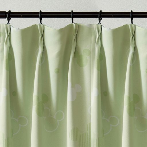 ディズニー遮光カーテン ミッキーモチーフ セシール Cecile