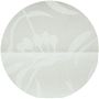 生地拡大(アイボリー)<br>透け感のあるプリント加工で表現した涼しげなリーフ柄。