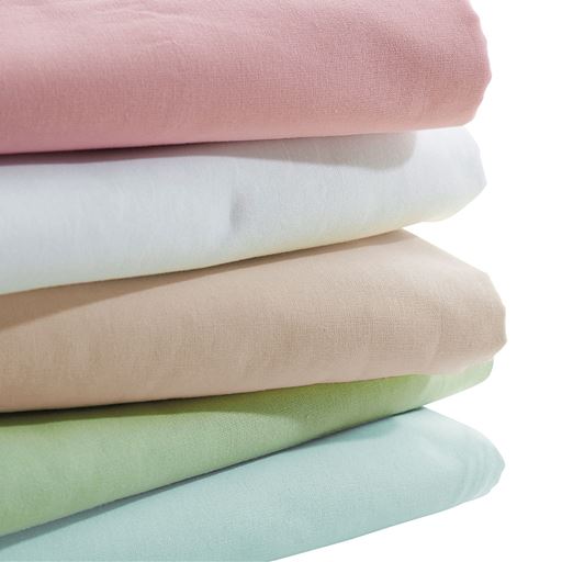 平織りシーツ 綿100 洗濯に強い丈夫な生地 セシール Cecile