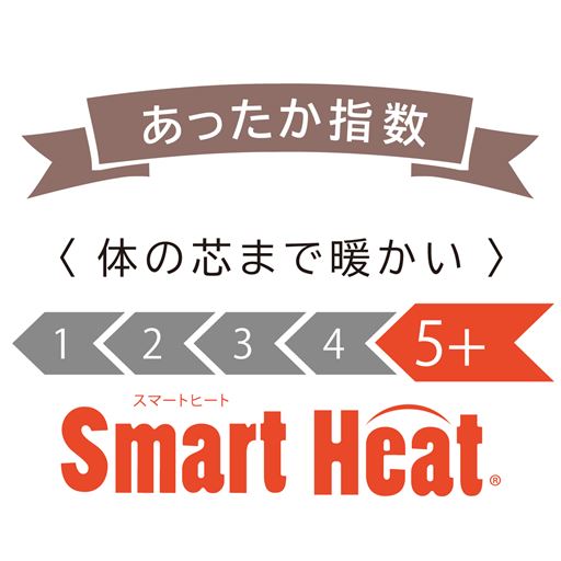 【あったか指数5+】