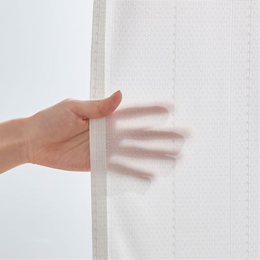 シズカレースカーテン 減音効果が期待できる セシール Cecile