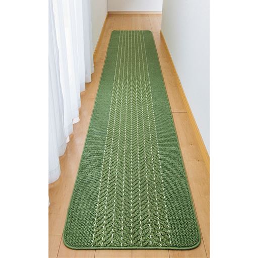 グリーン H(縦60×横300cm) ロングサイズは廊下にもおすすめ