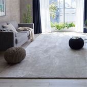 ふわふわシャギーラグ(ラビットファー調)洗濯機で丸洗いOK 床暖房 