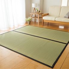 い草カーペット(ヒバ加工・裏貼りあり 日本製い草使用 洋室のフローリングに敷いてもOK) 和室 畳