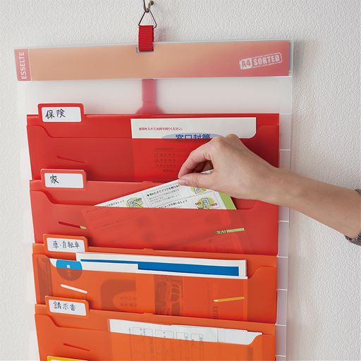 壁掛け収納ファイル セシール Cecile