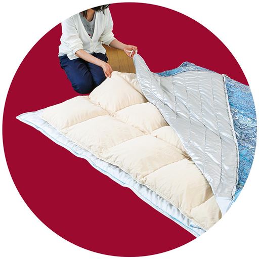 暖か電気いらずの6層毛布 セシール Cecile