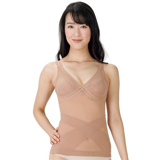 ブラボー 風吹き抜ける美姿勢キャミソール セシール Cecile