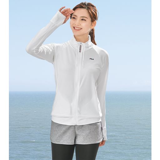 Fila 水陸両用uvカットラッシュガード セシール Cecile