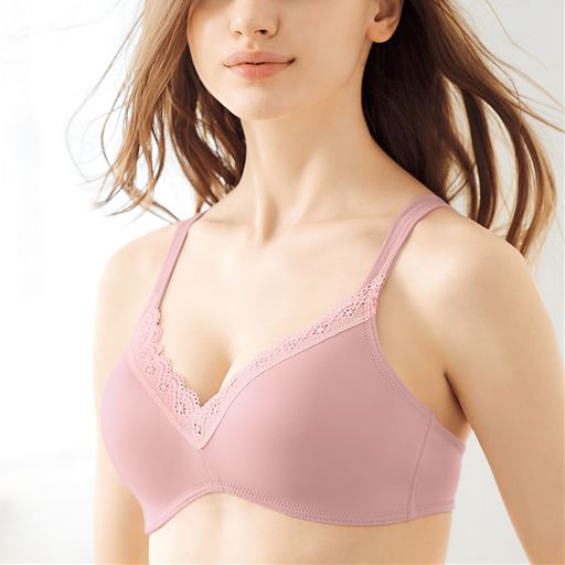 ラクして丸胸 立体ノンワイヤー3dブラ スタンダードタイプ ノンワイヤー 3 4モールドカップ サードウェーブブラ セシール Cecile