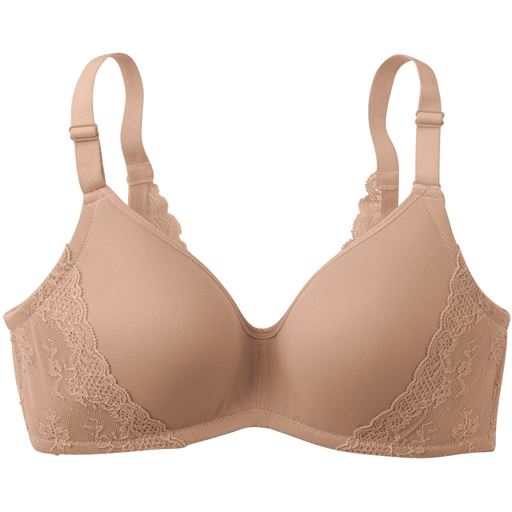 ラクして丸胸 立体ノンワイヤーの3dブラ 背中すっきりタイプ ノンワイヤー モールドフルカップ サードウェーブブラ セシール Cecile