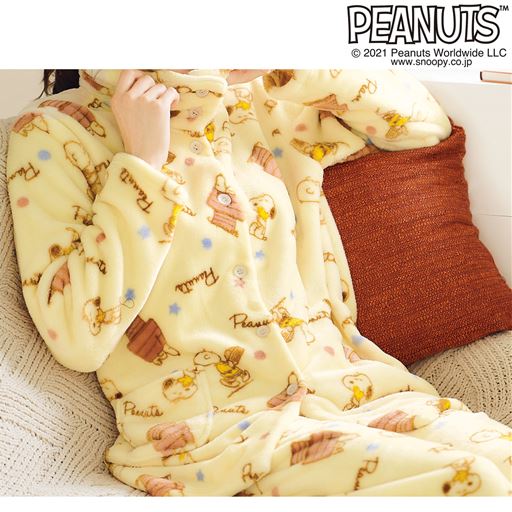 ふわもこ プレミアムパジャマ Snoopy セシール Cecile ふわもこ プレミアムパジャマ Snoopy セシール Cecile