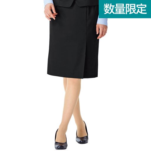 ウール混左前ボックスプリーツスカート 事務服 洗濯機ok セシール Cecile ウール混左前ボックスプリーツスカート 事務服 洗濯機ok セシール Cecile