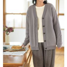 おすすめ洗濯機で洗えるカーディガン 通販 セシール Cecile